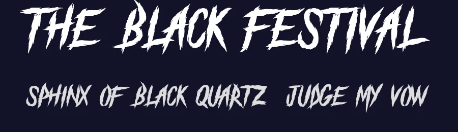 The Black Festival by CconceptLab — Decorative Font — thumbnail 2