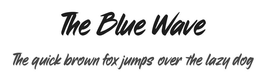 The Blue Wave
