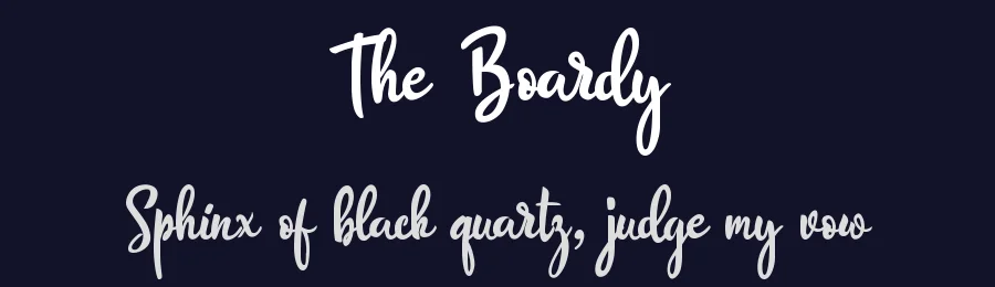 The Boardy by Moreltype — Script Handwritten Font — thumbnail 2