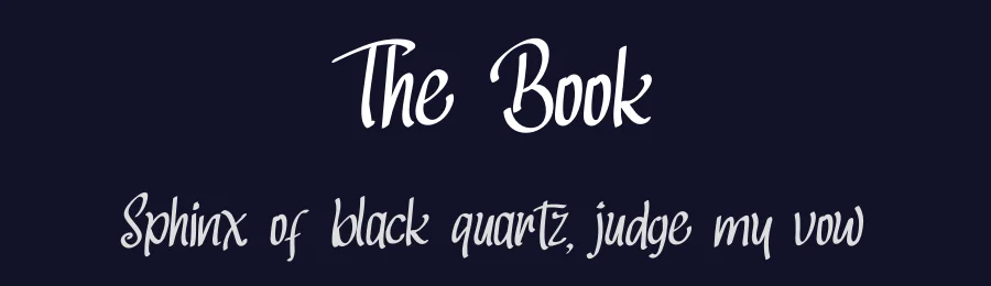 The Book by Slenting Art — Script Handwritten Font — thumbnail 2