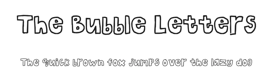 The Bubble Letters