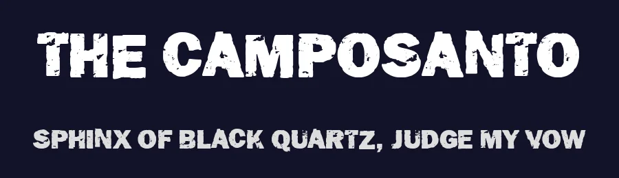 The Camposanto by Woodcutter — Decorative Font — thumbnail 2