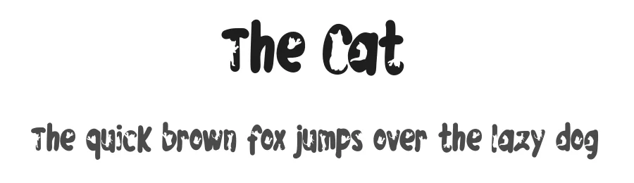The Cat by Vunira Design — Decorative Font
