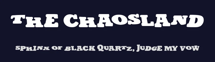The Chaosland by Woodcutter — Decorative Font — thumbnail 2