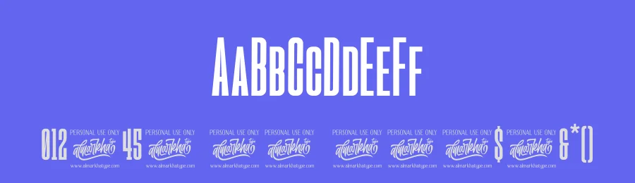 The Chatalestick Sans by Almarkhatype — Sans Serif Font — thumbnail 3