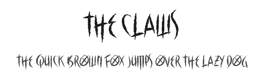 The Claws by Colllab Studio — Decorative Font