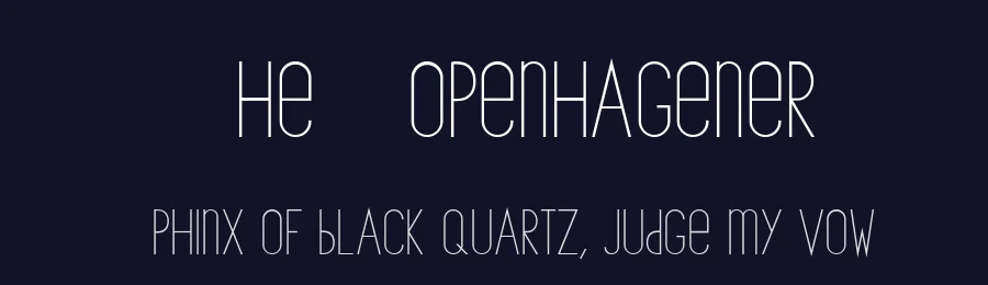 The Copenhagener by Marcloud — Sans Serif Font — thumbnail 2