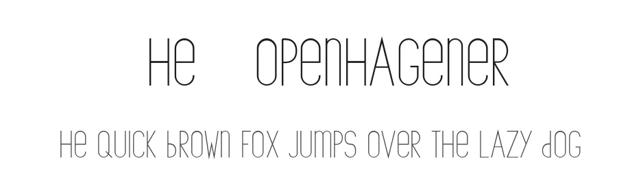 The Copenhagener by Marcloud — Sans Serif Font
