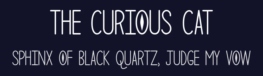 The Curious Cat by Misti's Fonts — Decorative Font — thumbnail 2