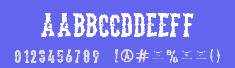 The Deadliest Saloon by Fontmonger — Decorative Font — thumbnail 3