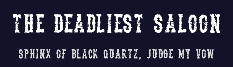 The Deadliest Saloon by Fontmonger — Decorative Font — thumbnail 2