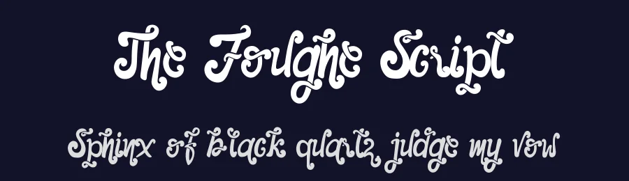 The Foughe Script by Arif Dwi — Decorative Font — thumbnail 2