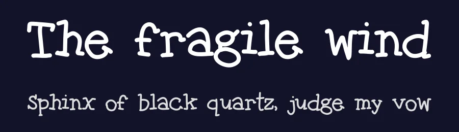 The fragile wind by Geronimo Font Studios — Decorative Font — thumbnail 2