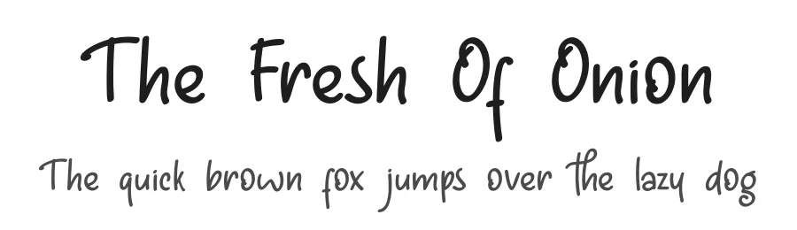 The Fresh Of Onion