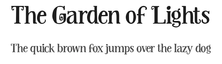 The Garden of Lights