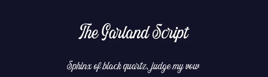The Garland Script by Letterhend Studio — Script Handwritten Font — thumbnail 2