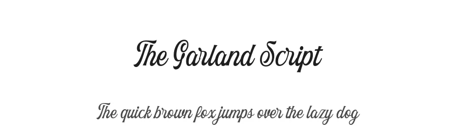 The Garland Script