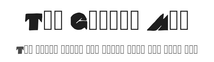 The Glitch Mob by Samah Quadri — Decorative Font