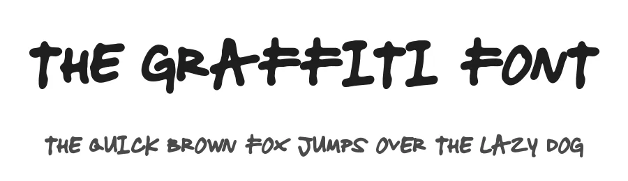 The Graffiti Font