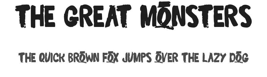 The Great Monsters