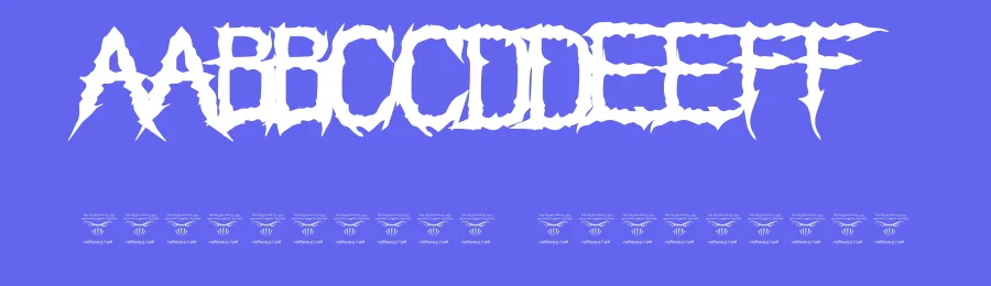 The Grim Raiders by Fontmonger — Decorative Font — thumbnail 3
