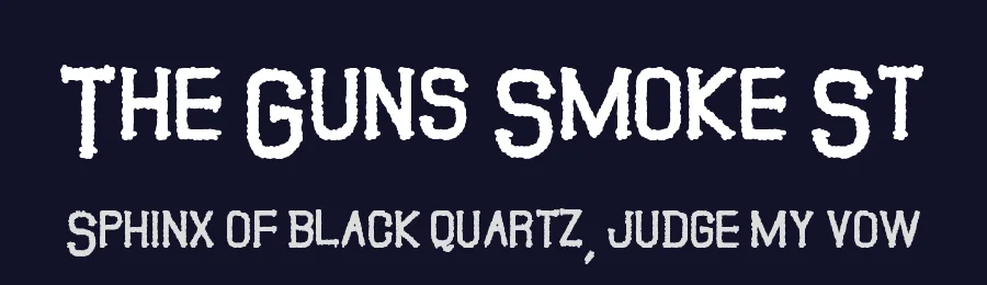 The Guns Smoke St by Southype — Decorative Font — thumbnail 2