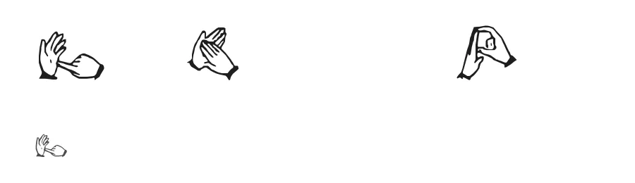 The Hands of Deaf by SpideRaYsfoNtS — Dingbats Font