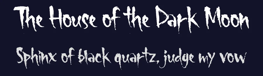The House of the Dark Moon by BlackFridayFont FMF — Decorative Font — thumbnail 2