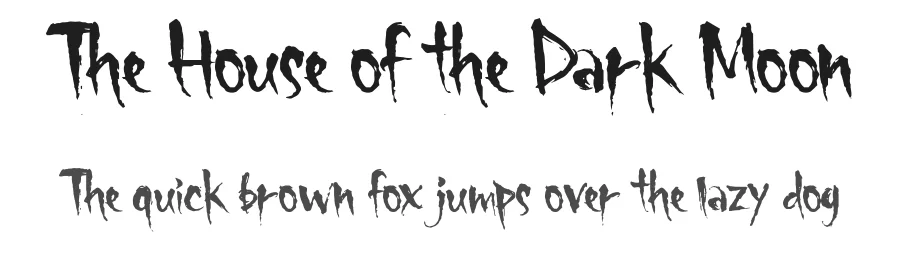 The House of the Dark Moon by BlackFridayFont FMF — Decorative Font