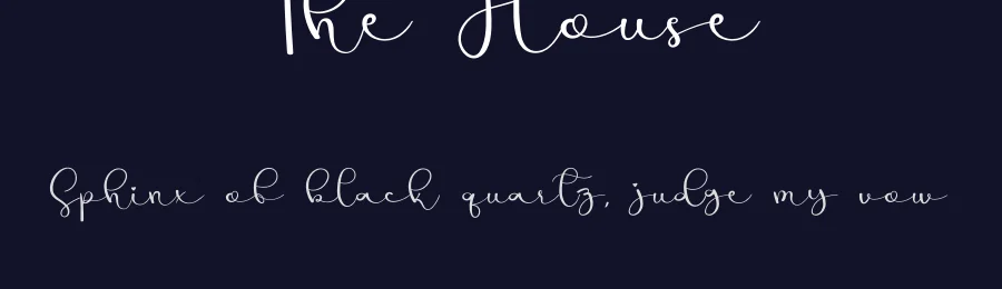 The House by Erik Studio — Script Handwritten Font — thumbnail 2
