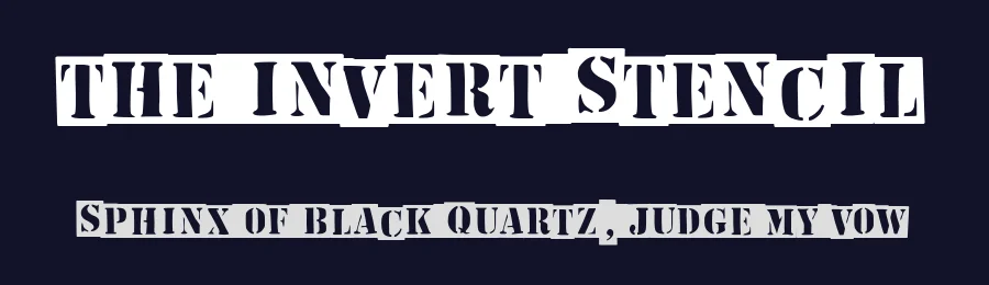 The Invert Stencil by Woodcutter — Decorative Font — thumbnail 2