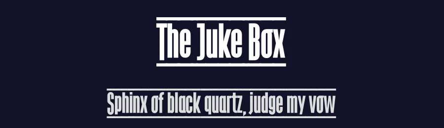 The Juke Box by deFharo — Decorative Font — thumbnail 2