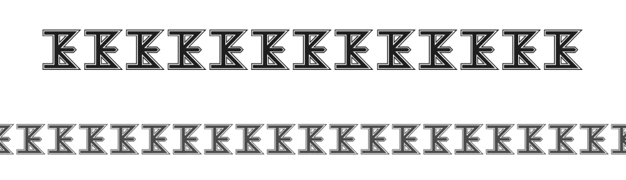 The Kiss Font by Ike Riehl — Dingbats Font