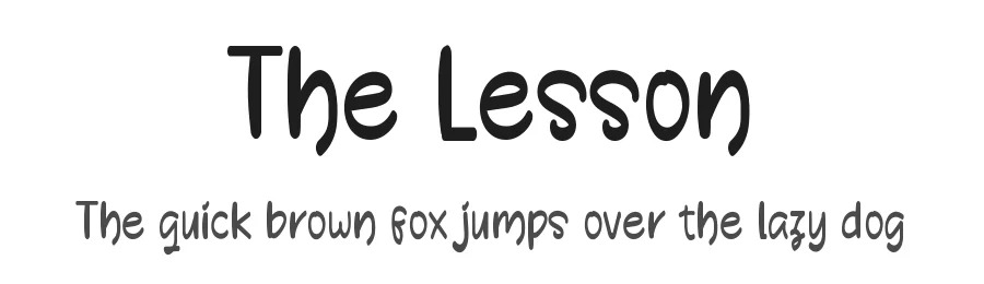 The Lesson