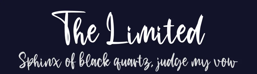 The Limited by Perspectype Studio - Letterena.com — Script Handwritten Font — thumbnail 2