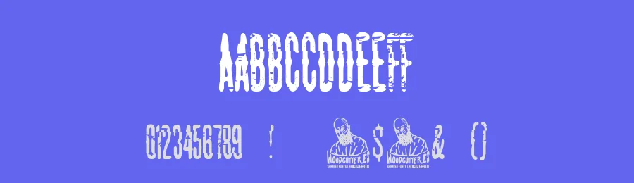 The Lord Of Glitch by Woodcutter — Decorative Font — thumbnail 3