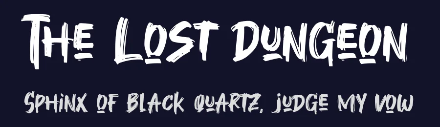 The Lost Dungeon by Khurasan — Script Handwritten Font — thumbnail 2
