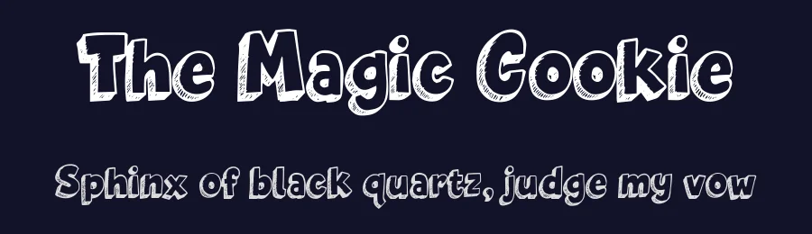 The Magic Cookie by BlackFridayFont FMF — Decorative Font — thumbnail 2