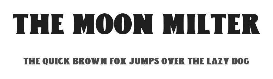 The Moon Milter by Letterhend Studio — Decorative Font