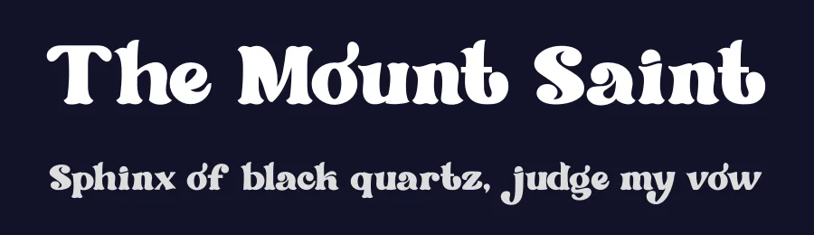 The Mount Saint by PutraCetol Studio — Decorative Font — thumbnail 2