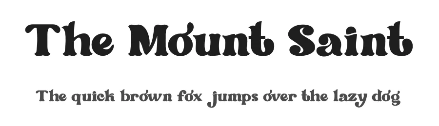 The Mount Saint by PutraCetol Studio β Decorative Font