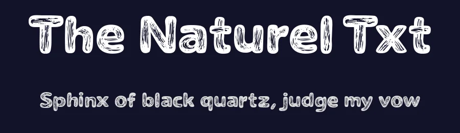 The Naturel Txt by cove703 — Decorative Font — thumbnail 2
