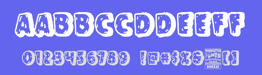 The Night of The Living Indepes by Woodcutter — Decorative Font — thumbnail 3