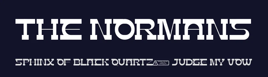 The Normans by Kong Font — Decorative Font — thumbnail 2