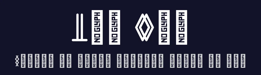 The One by Hermeneutic Design — Dingbats Font — thumbnail 2