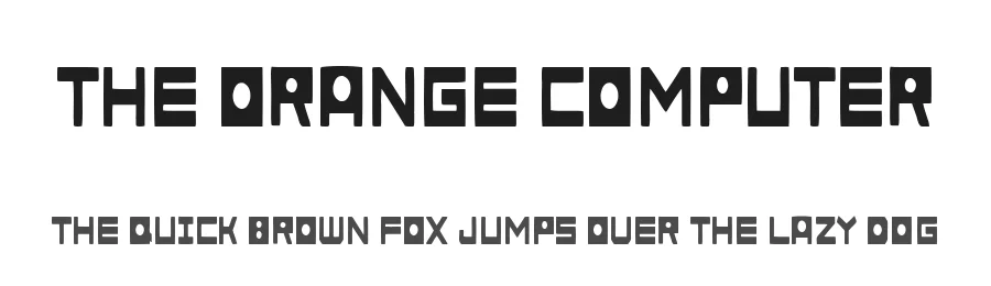 The Orange Computer