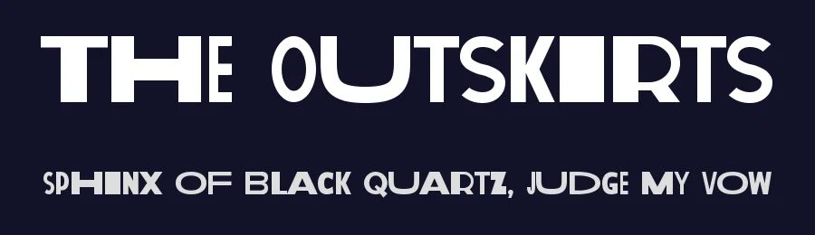 The Outskirts by Tokokoo Studio — Sans Serif Font — thumbnail 2