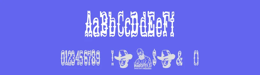 The Pride Man by Woodcutter — Decorative Font — thumbnail 3