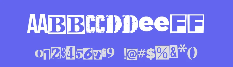 The Punk And The Godfather by Woodcutter — Decorative Font — thumbnail 3