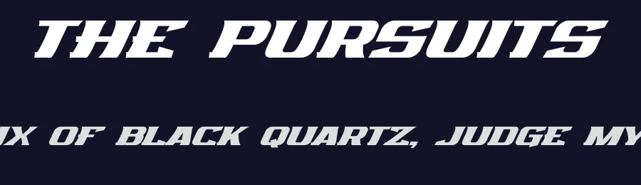 The Pursuits by Gassstype — Display Font — thumbnail 2